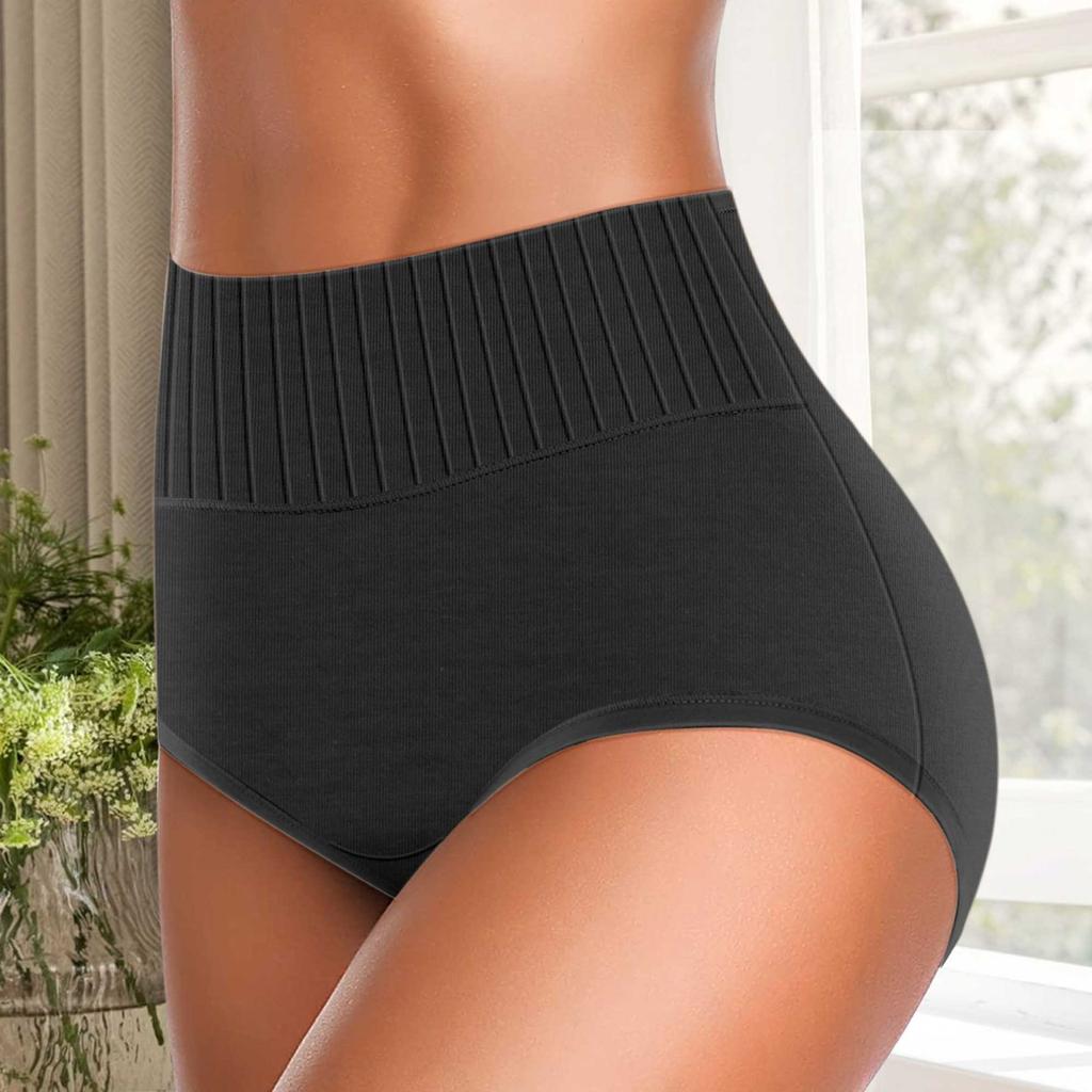 Women Colorblock Briefs Comfy Breathable Stretchy Panties Women's Lingerie & Underwear