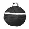 GORIX Wheel Bag for 2 Wheels (with Storage Bag) for Car Storage, Suitable for Bicycles, Road Bikes, Cross Bikes, and Mountain Bikes (White Line) (Ca5)