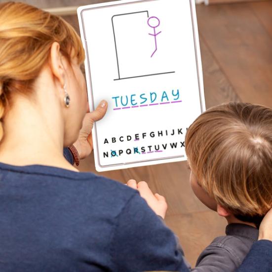 Настольная игра 9X12 Двусторонняя белая доска Многоразовая Портативная Стираемая Игры Виселица Сухая