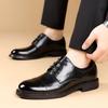 Мужские туфли из натуральной кожи - Ретро британский стиль, Удобные для деловых поездок