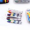Dollhouse Miniature Mini Boxed Colorful Crayon Dolls Accessories Mini Painting Tools Dollhouse Decoration Scene Model