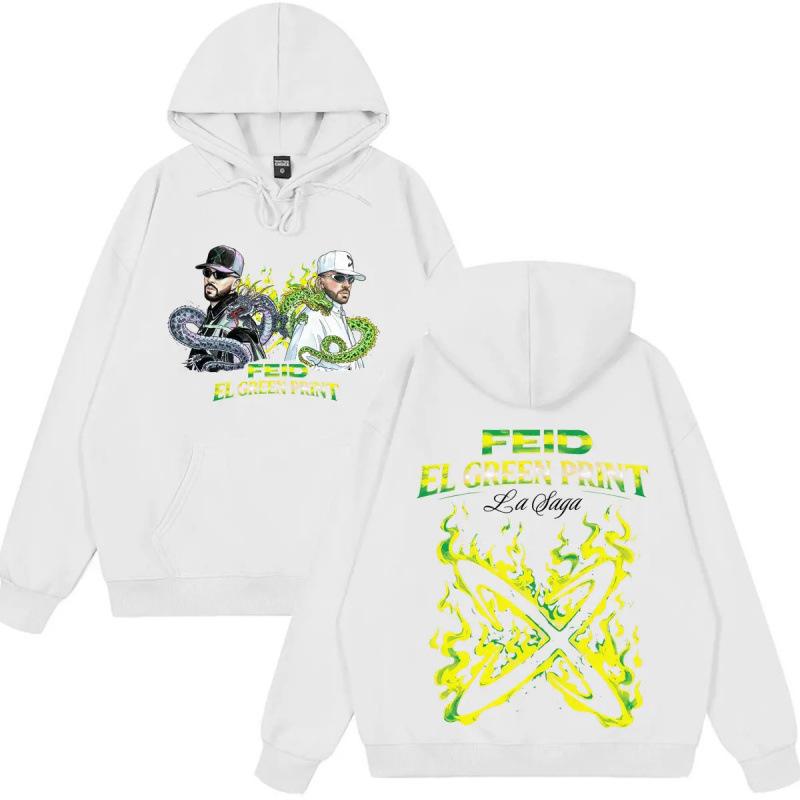 Худи с принтом рэпера Feid Ferxxo Tour Мужское Wo