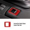 Car Armrest Box Switch Window Control Button Cover Trim Sticker Frame Auto Accessories For Mazda Mx-5 Miata Nc 2009-2015