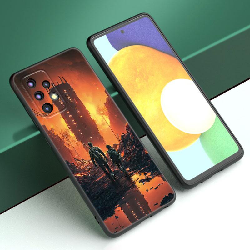 Последний из нас черный чехол для Samsung A13 A22 A24 A32 4G A23 A25 A34 A35 A52S A53 A54 A55 A73 5G A12 A14 A15 A31 A33 A50 A51 A72