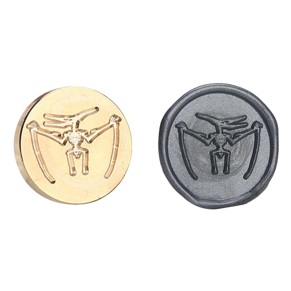 Меловой ископаемый Запечатывающие Штампы Голова Ископаемого Динозавра Восковая Печать Для Скрапбукинга Украшение Конверта Приглашения