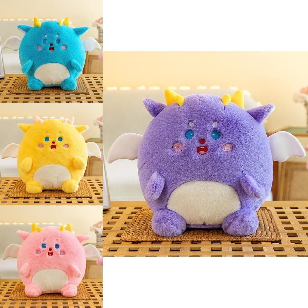 Очаровательная плюшевая игрушка-подушка в виде дракона, мягкая подушка из полипропиленового хлопка, идеальный подарок на день рождения для девочек