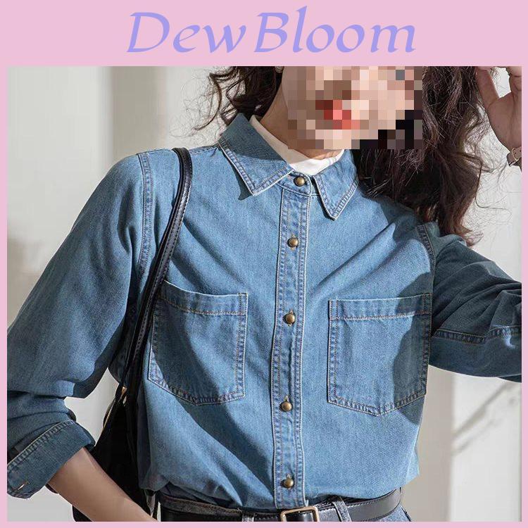 Vintage Blue Cotton Blend Sleeveless Shirt With Abstract Print For Women Fall