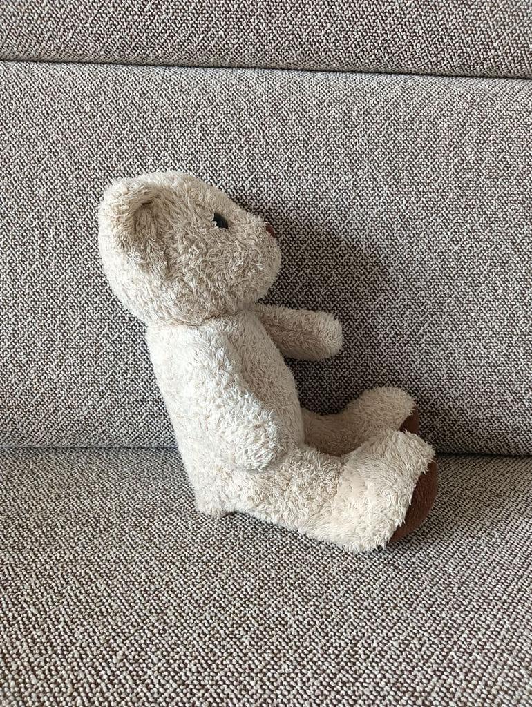 [USED] Teddy Bear Yokohama BayStars Rare Plush Toy Bear Anonymous