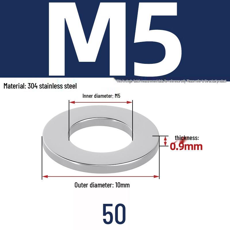 Увеличенные плоские шайбы Allied из нержавеющей стали 304