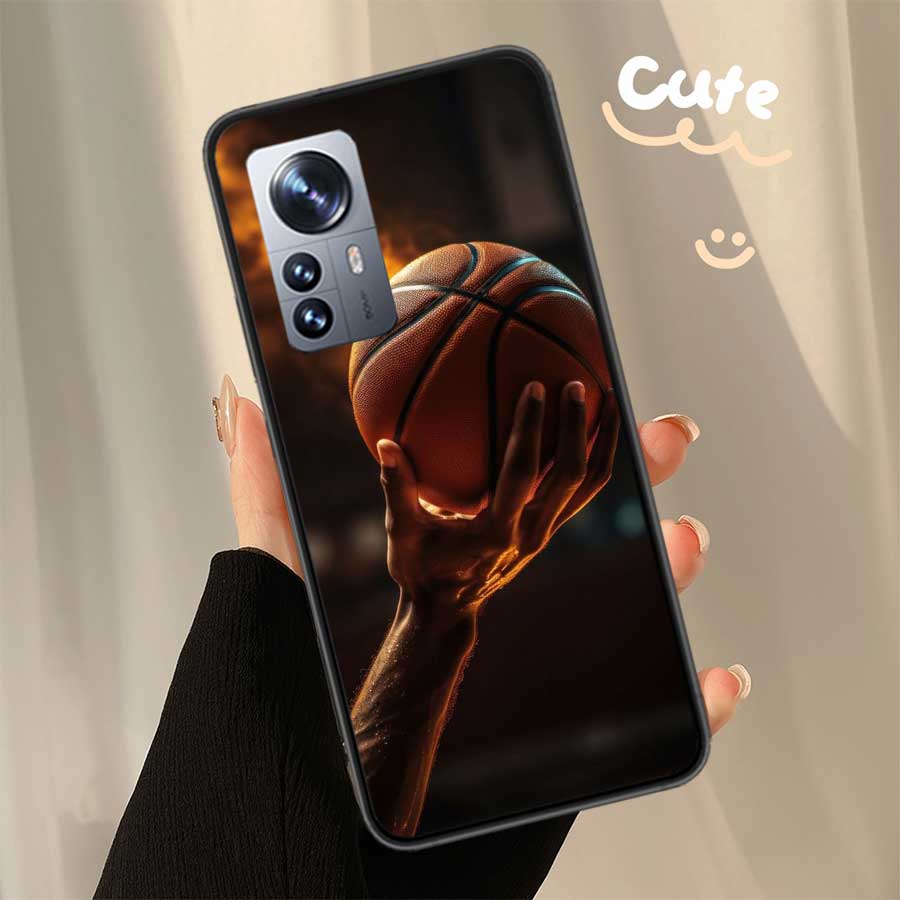 Чехол для телефона с баскетбольным принтом для Xiaomi Poco X7 X6 X5 X4 X3 GT NFC M4 M5 Pro 5G M3 Mi F6 F5 F4 F3 F2 F1 Capa Coque TPU Чехол Прозрачный Fund