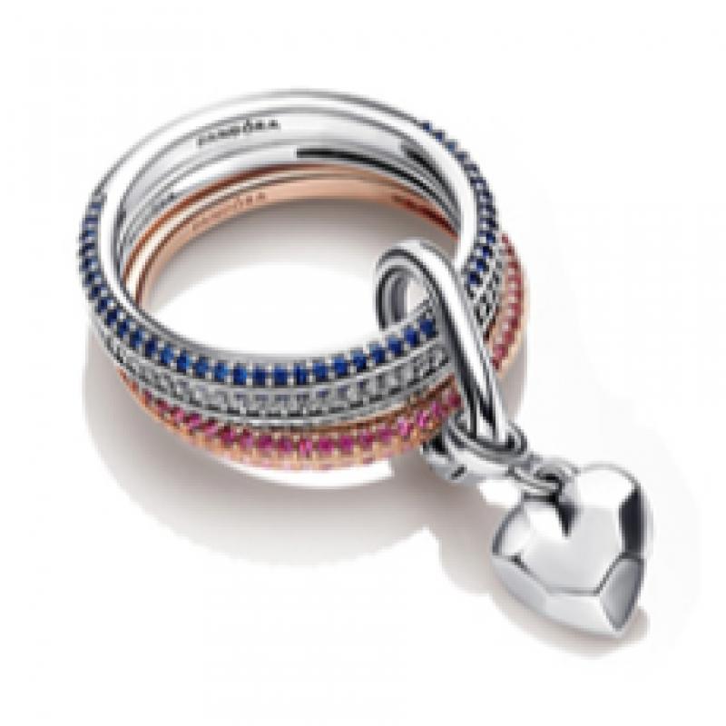 Pandora Me Red Pav  Ring 189679c02