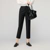 Narrow straight leg pants for women commuting, 9-inch cigarette tube pants, casual suit pants