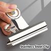 Universal Mountain Shaped Clip Stainless Steel Bill Clip Multifunctional Clamp  School Office