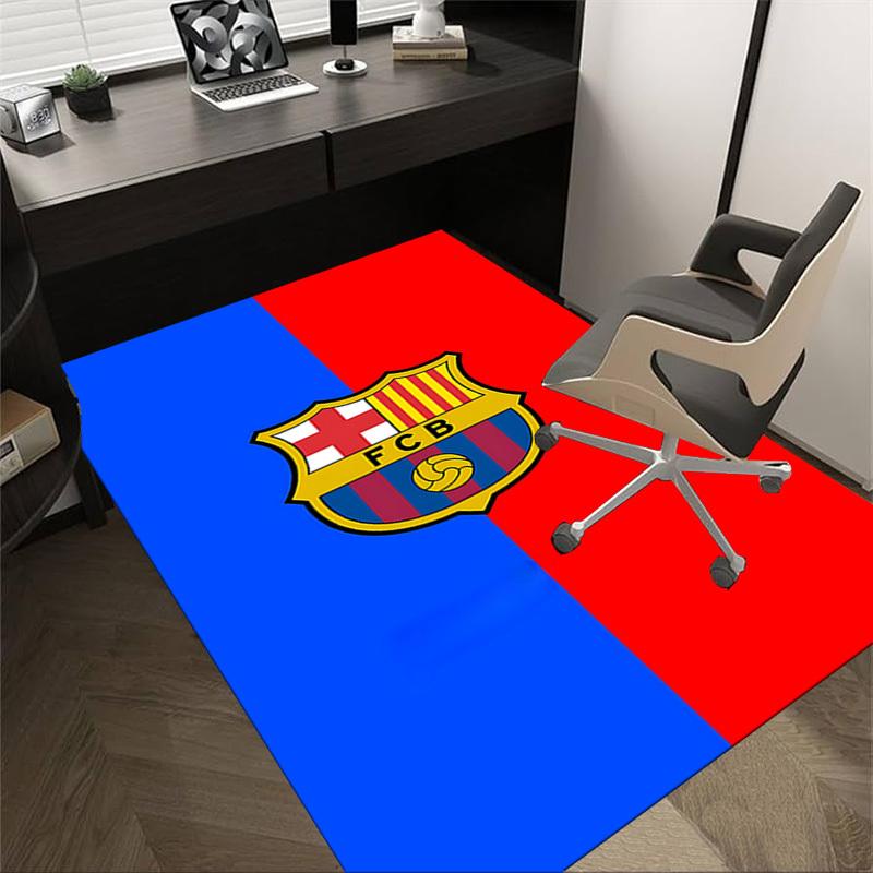 1 шт. Ковер для пола FC Barcelona Extra Large, нескользящий, для офиса, семьи, спальни, студии, ковер большого размера, ковер для помещений