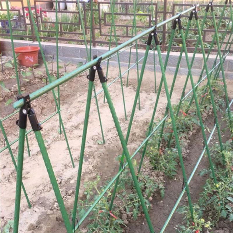 5 шт., опора для растений, аксессуары для навесной стойки, зажим для быстрой настройки, кронштейн для альпинизма, кронштейн для стальной трубы, садовые принадлежности