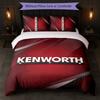 Kenworth Print 3Pcs Bedding Set Duvet Cover With Two Pillowcases Soft Bed Linen For Household Bedroom