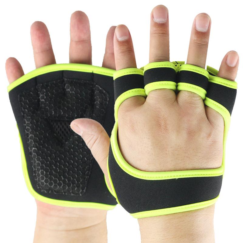 Hand Wrist Palm Protector Gloves Weightlifting Training Gloves for Men and Women Fitness Athletic Biking Gymnastics Gym Gloves