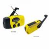 Solar Hand-Crank Emergency Radio with SOS Flashlight & Power Bank