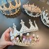 Корона Головной убор Головной убор Супер Флэш Гальванизированный Стразы Ювелирные Изделия Невесты Сплав Корона Принцессы Корона