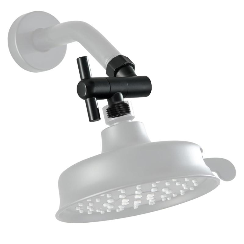 Adjust Shower Arm Extension 360 Degree Rotatable All Metal Adapters Universal 1/2 Thread Space Saving for Bathroom