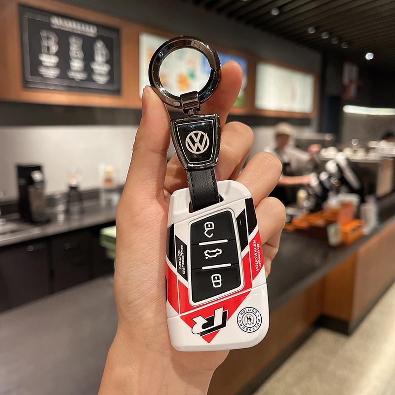 Чехол-брелок для ключа автомобиля в стиле VOLKSWAGEN VW Для VW Volkseagen Passat B8 Magotan Для Skoda Superb A7 Kodiaq Seat