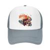 Retro Skeleton Jazz Piano Night Mesh Baseball Cap Casual Hat Outdoor  For Womens Unisex FeUnisex