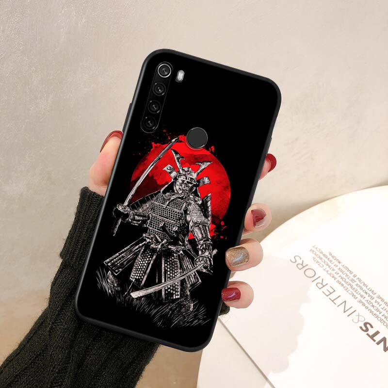 Японский самурай силиконовый чехол TPU для Xiaomi Redmi Note 9 9C 9A 9i 9T 9S 8 8T 7 6 5 5A 4 4X Pro Max чехол для телефона