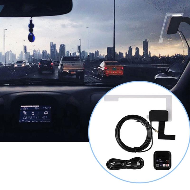 Высокочувствительный автомобильный DAB+ приемник, головное устройство, цифровой USB-адаптер радио для улучшенного качества звука