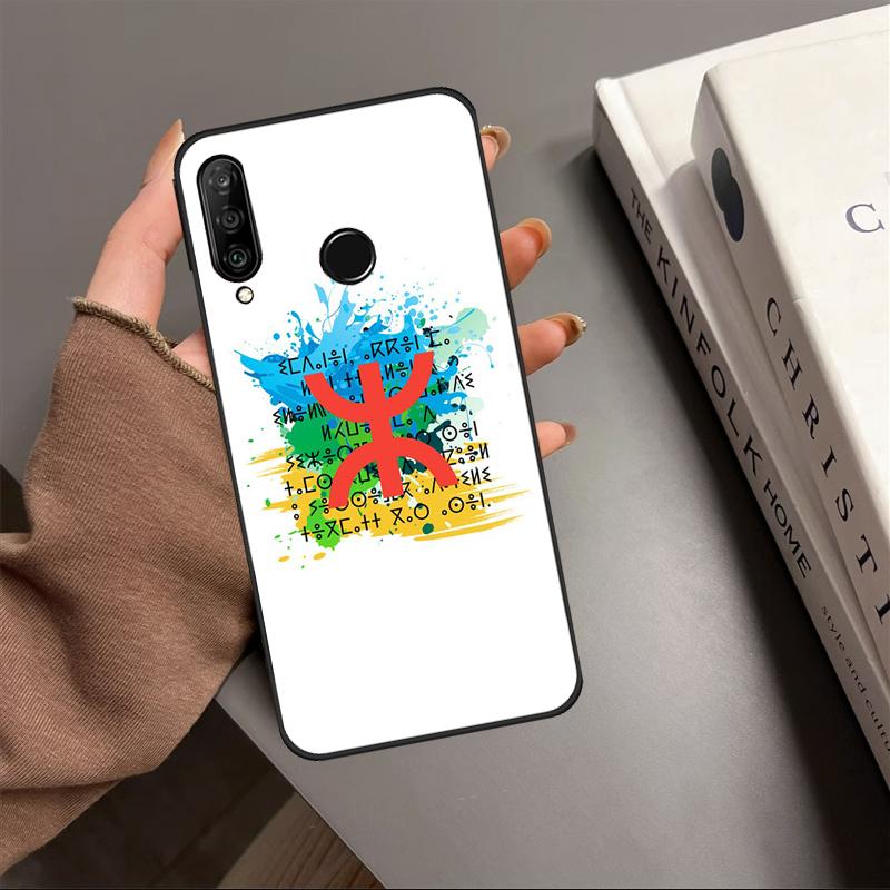 Флаг берберов Амазигов Для Huawei P30 P40 Lite P60 Pro Nova 10 9 SE 7i 8i 11i 12i 12s Y90 Y60 Y70 Y72 Y61 Y91 Чехол
