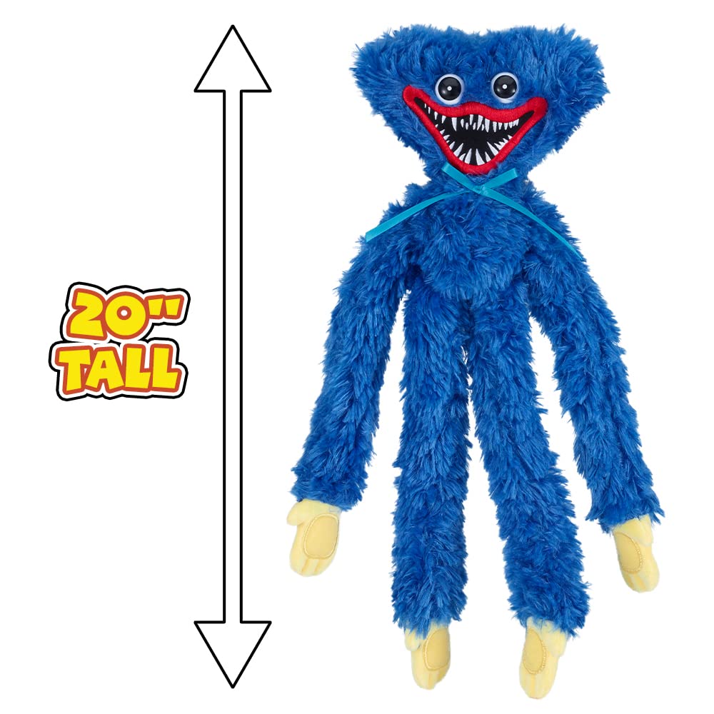 Poppy Playtime - Плюшевая игрушка Джамбо Хагги Вагги (Высота 20 дюймов, Серия 1) [Официально лицензировано]