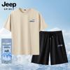 Мужской комплект: дышащая футболка и шорты JEEP SPIRIT с функцией быстрого высыхания