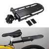 Задний багажник для велосипеда Выдвижная конструкция Универсальный Высокая грузоподъемность Устойчивый к ржавчине Велосипедный груз