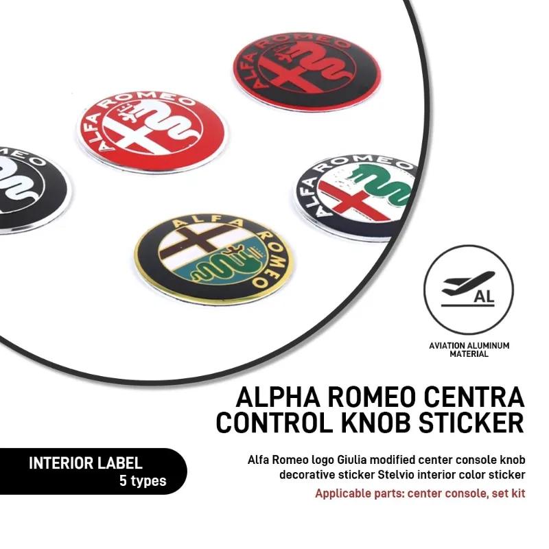 For Alfa Romeo 2026 Hot Sticker 5 colors 75mm Car Front Hood Emblem Logo Rear Trunk Badge for Alfa Romeo 159 147 Giulietta Stelv