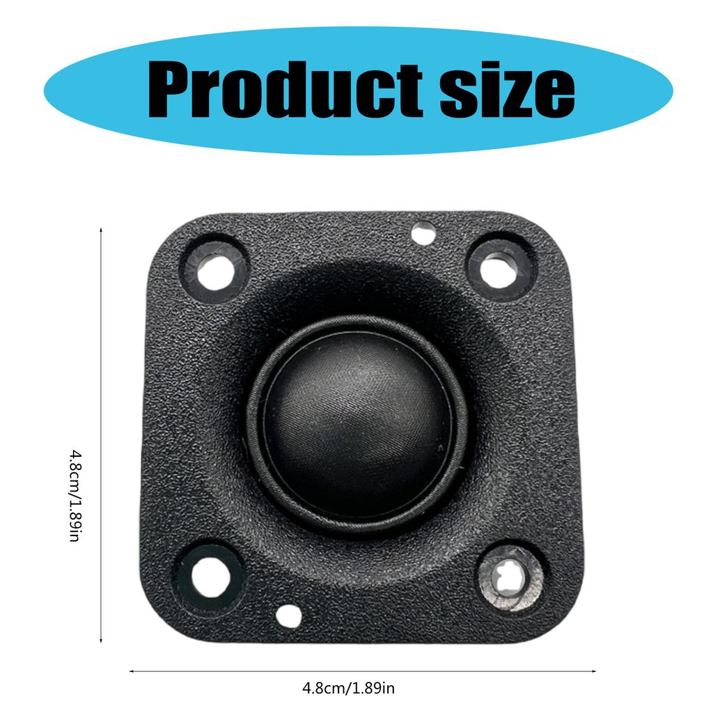 2inch 48mm Silk Film Neodymium Tweeter Speaker Unit, 4ohm 20W High Fidelity Treble Replacement for DIY Audio Projects