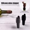 4 шт. Силиконовая пробка для вина с ручкой, герметичная, пищевая, универсальная, для пива, шампанского, стеклянной бутылки, уплотнительная крышка, кухонные принадлежности