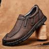 Large Size Leather Shoes Men's Soft Soles Men's Old Money Style Men's Casual Leather Shoes