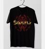 РАСПРОДАЖА Новая Популярная Хлопковая Футболка Soulfly Подарок Для Фанатов Мужская Все Размеры Унисекс Футболка