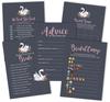 Inkdotpot Swan Theme Bachelorette Party Games Set Bundle of 5 (Activities for 50 Guests) Fun Bridal Shower Games Set