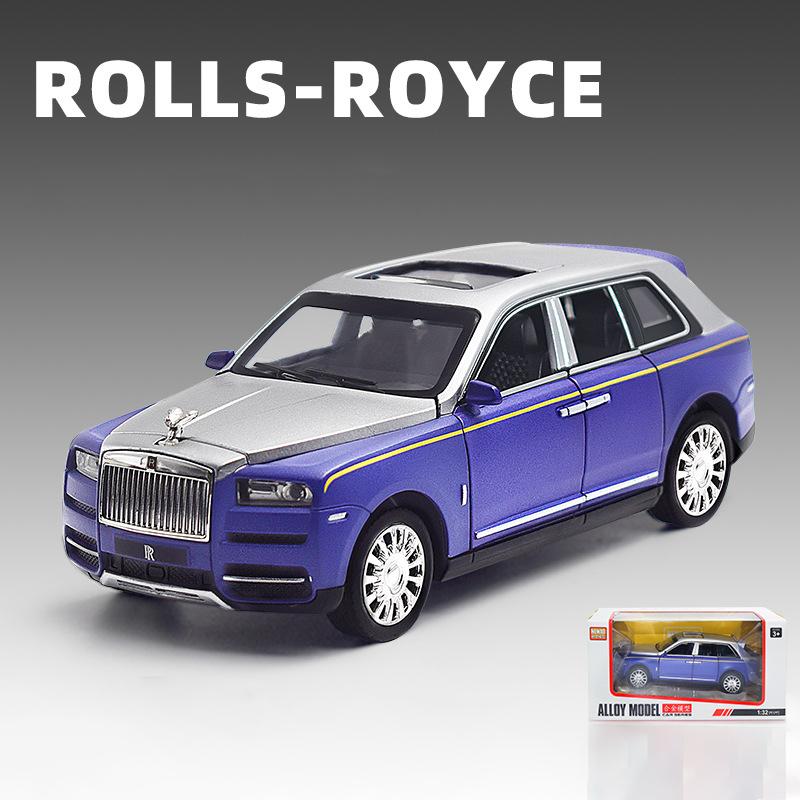 1:32 Scale Diecast Cullinan Model Cars, Zinc Alloy Pull Back Vehicles Diecast Car Model with Light & Sound for Kids Boy Girl Gift