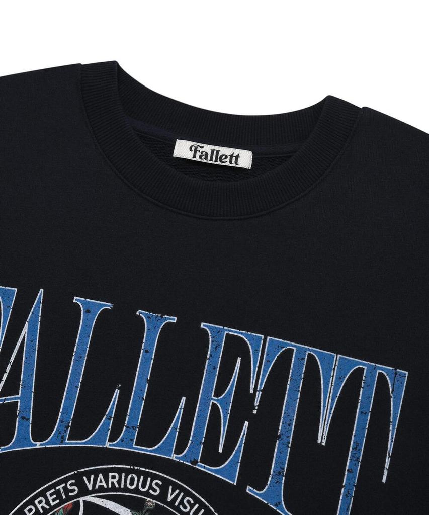FALLETT Rose Emblem Sweatshirt Navy
