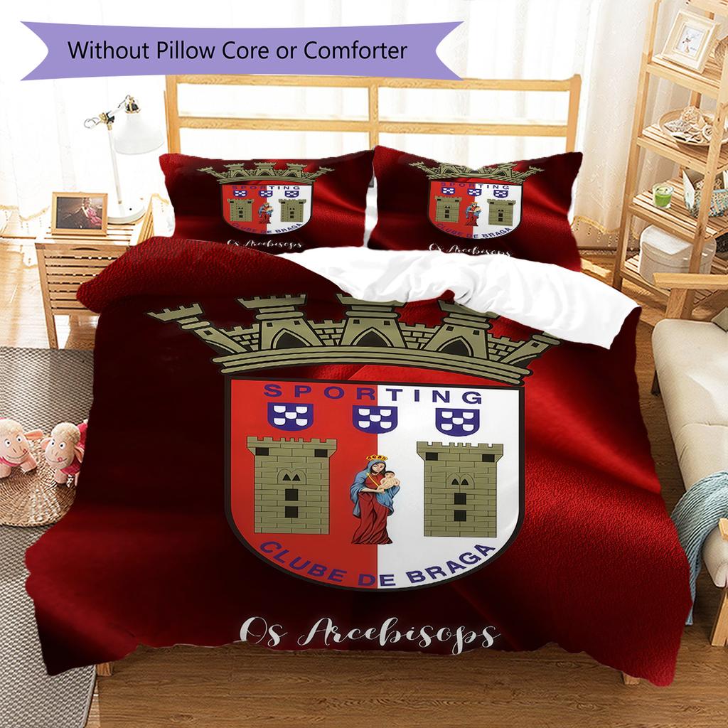 BRA logo Bedding Quilt Set Quilt Cover Pillowcase Home Decoration Birthday Gift (1 * duvet cover + 2 * pillowcase, without core)