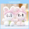 Cute Rabbit Keychain Cartoon Girl Backpack Decorative Pendant Plush Gift Doll