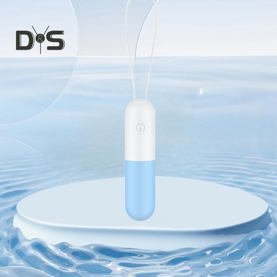 Мини-электрический массажер в форме капсулы, водонепроницаемый массажер с 10 режимами вибрации, USB-перезаряжаемый персональный массажер для снятия стресса