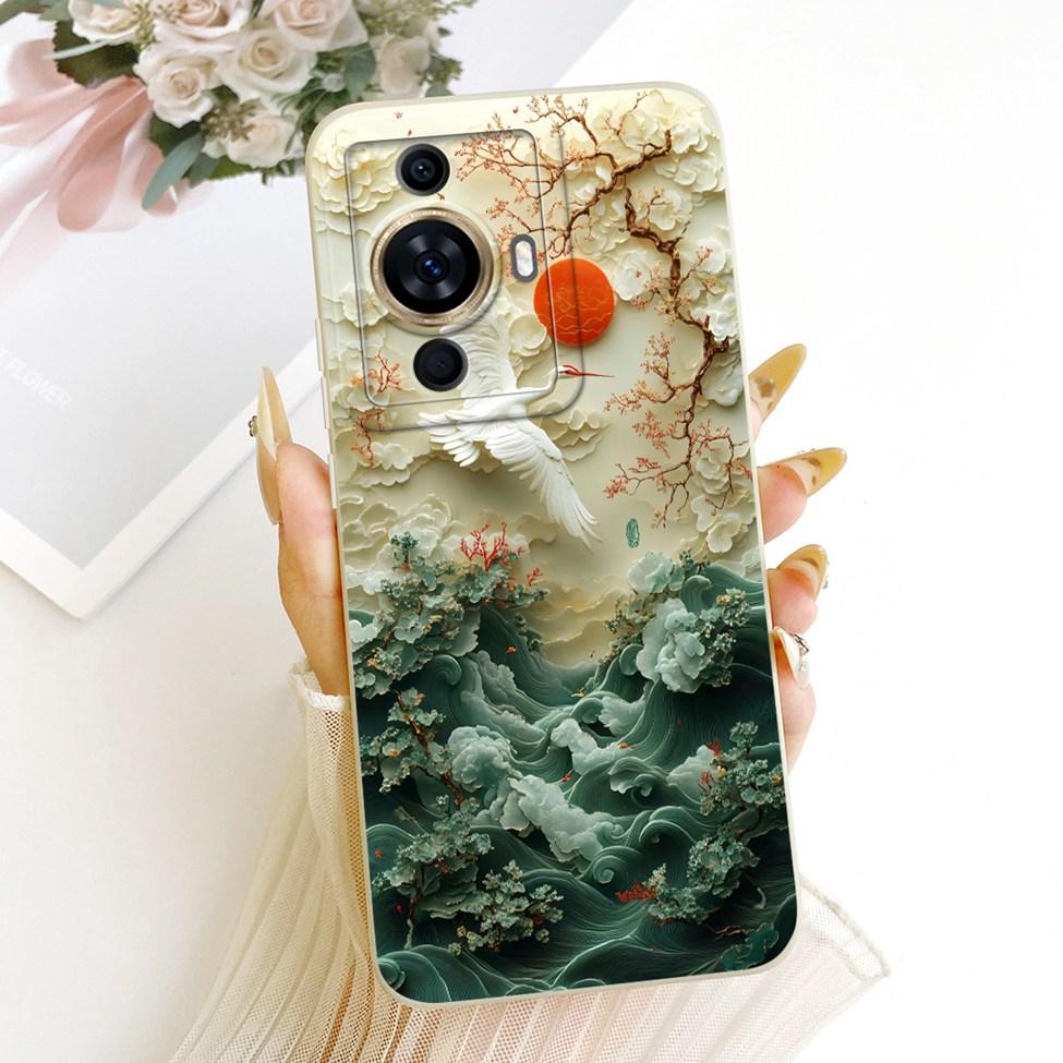 Для Huawei Nova 11Pro GOA-AL80 GOA-LX9 Чехол Для Huawei Nova 11 Pro Чехол-крышка Силиконовый Модный Мультяшный Милый Забавный Расписной