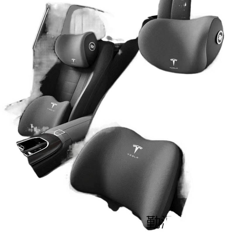 Tesla Memory Foam Headrests & Lumbar Supports