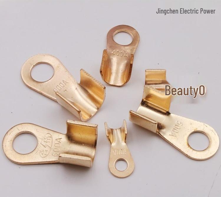 Purple Copper Open-End Wire Connector Lug Terminal for Electricians