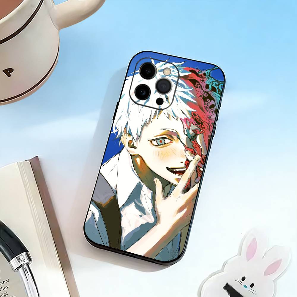 Летний H-Hikaru DD-Died Чехол для телефона для iPhone 17,16,15,14,13,12,11 Plus,Pro Max,XS,Мягкий силиконовый черный чехол