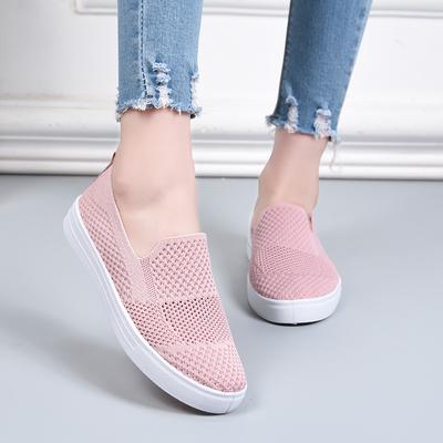 Новые летние дышащие женские туфли на плоской подошве, женские повседневные туфли на плоской подошве, женские кроссовки, мокасины, женские эспадрильи, выдалбливают 988