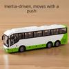 1/16 Scale School Bus Model Car Toys Yellow Color Inertia City Bus Toy  Children Toy