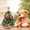 Table Top 2ft Mini Christmas Tree, 24" Tabletop Christmas Tree with Decoration Kit and Small Decoration, Mini Artificial Christmas Tree